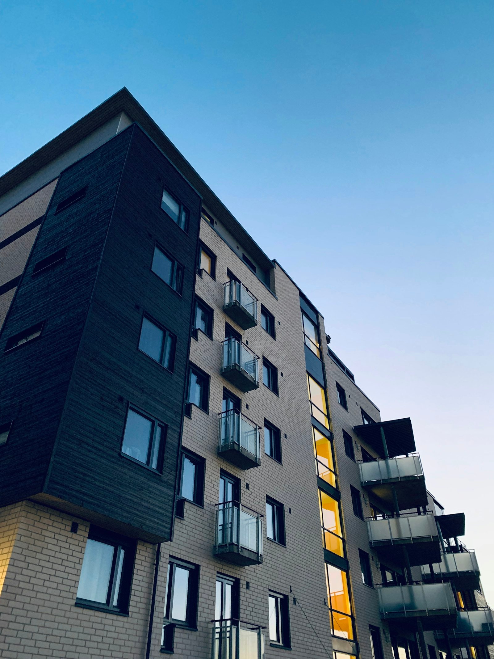 Apartment block of the kind Hadvitha Invisible Grills protects